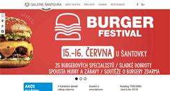 Desktop Screenshot of galeriesantovka.cz